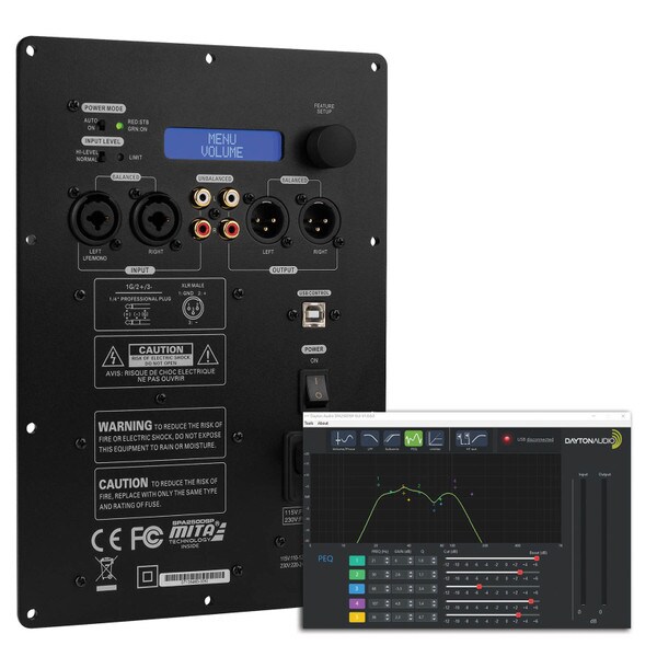 Main product image for Dayton Audio SPA250DSP 250W Subwoofer Plate Amplifi 300-8010